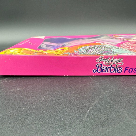 Barbie Fashions 1986 Jewel Secrets Gown Purse 1860 Mattel NIB Box Dmg Vintage - Picture 9 of 16